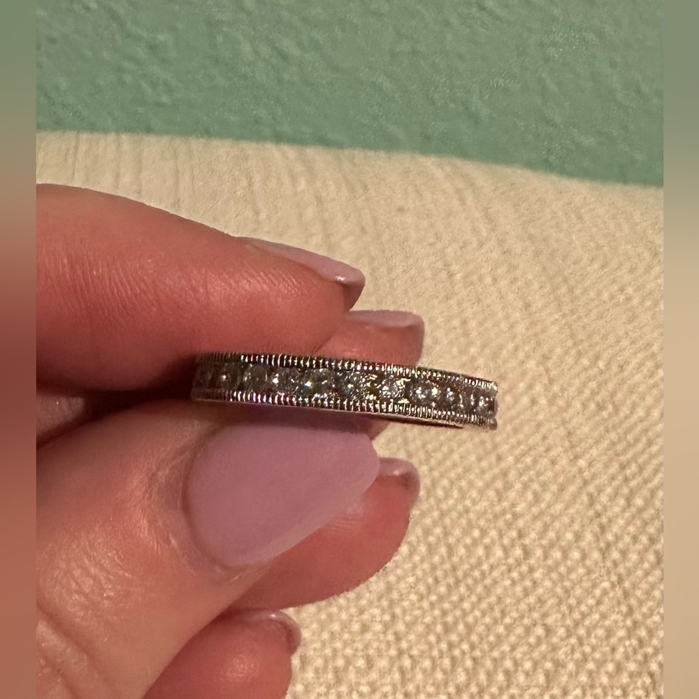 Size 7 CZ eternity band